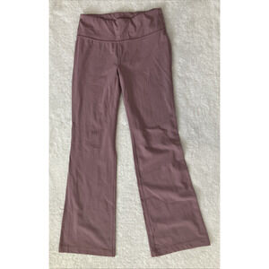 Athleta Girl High Rise Chit Chat Flare Pants Leggings Size XXL 16 Lilac Athletic
